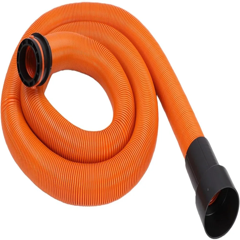 1 set 1-1/4 Inch Diameter Stretchable Vacuum Hose Rotating Anti-Kink Design 6 Adapters Included Vacuum Hose Extension