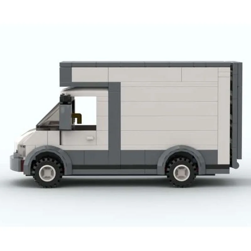 

MOC-227702 New Cargo Mini Moving Truck Building Block Model 149 Parts Creative Boys Children's Birthday Christmas Toy Gift