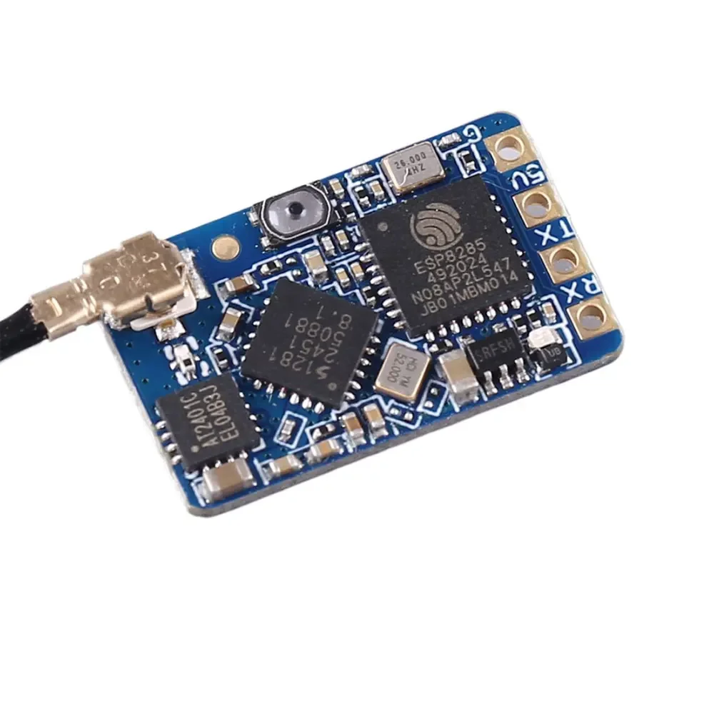 Odbiornik BAYCK ELRS 915MHz / 2.4GHz NANO ExpressLRS z anteną typu T, obsługa aktualizacji przez Wi-Fi, do dronów RC FPV