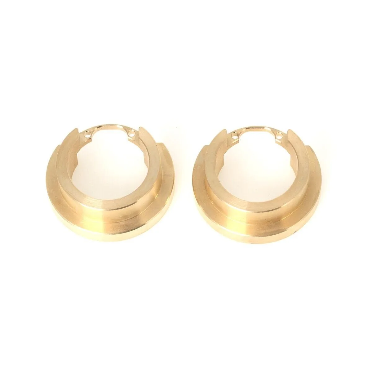 LCX Racing 1/10 RC Crawler Car CNC Brass 82g/pcs Counter Weight Front Rear Axle for Traxxas TRX4 TRX6 Upgrades Parts Accessories