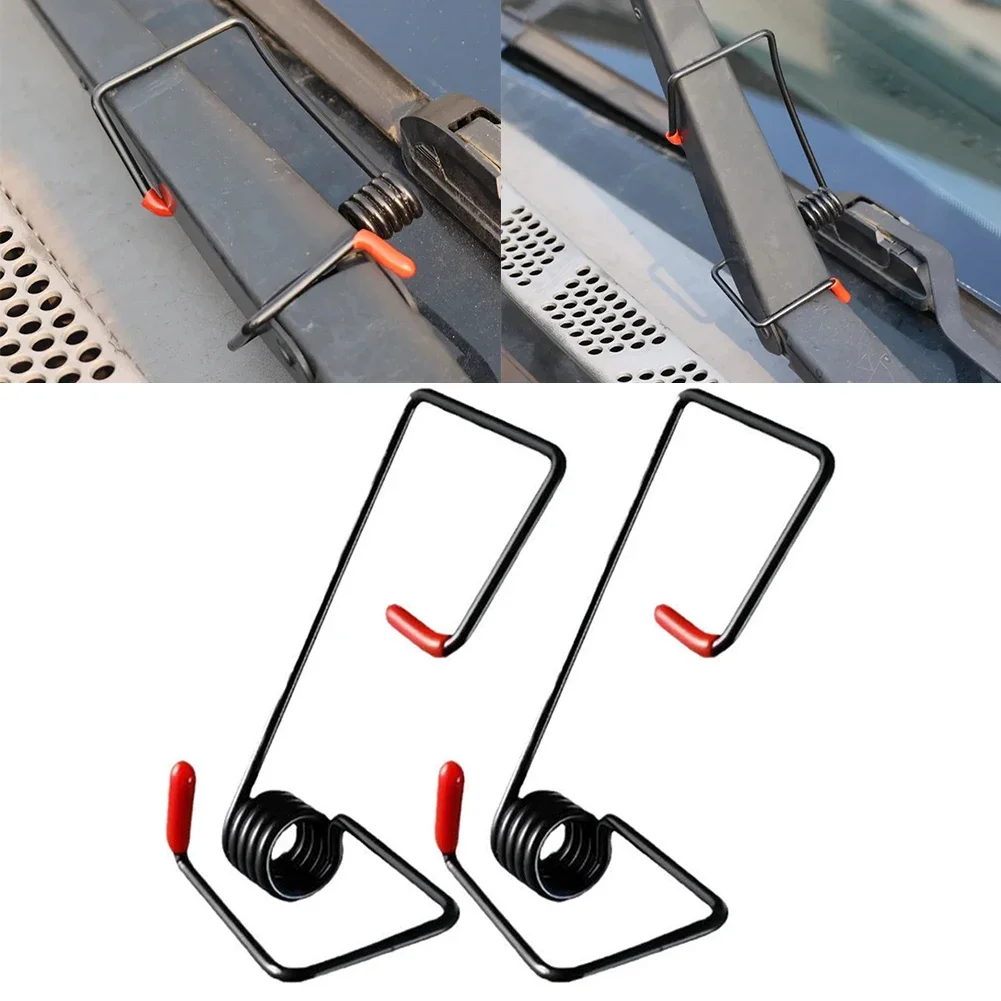 2pcs Car Wiper Booster Spring Windshield Wiper Arms Windshield Wiper Pressure Spring Booster Wiper Pressure Spring Set