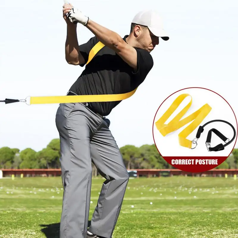 Cinturón de entrenamiento de Swing de Golf, corrección de postura, suministros de práctica, correa de Swing de Golf, herramientas de correa de corrección de Swing