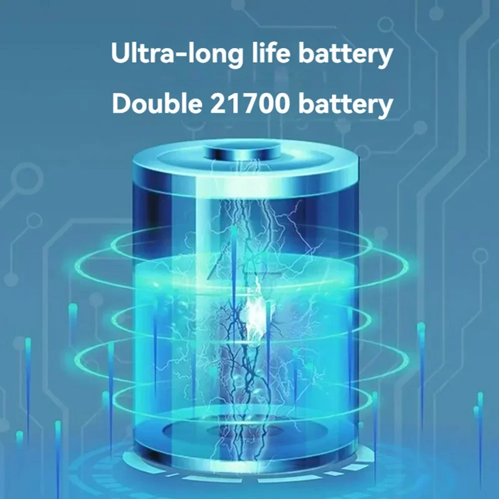 4000mAh 7.4V 130000 Bezszczotkowy wentylator strumieniowy RPM Super mocna dmuchawa Gwałtowny wentylator turbo Potężna dmuchawa powietrza 180W 52M/s