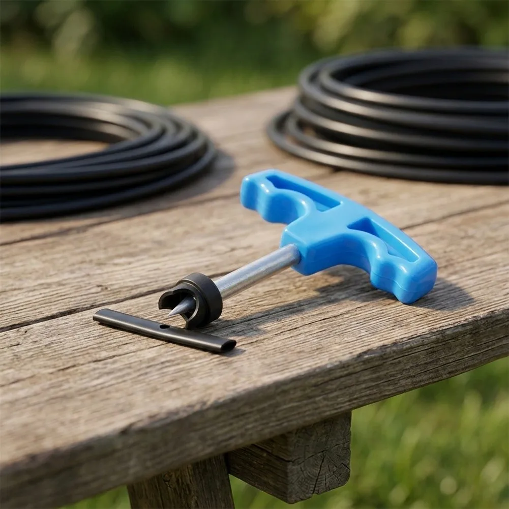 for pe Pipe Puncher Drip Irrigation Punch For Garden Watering Projects Easy Grip Control Compact Lightweight Design