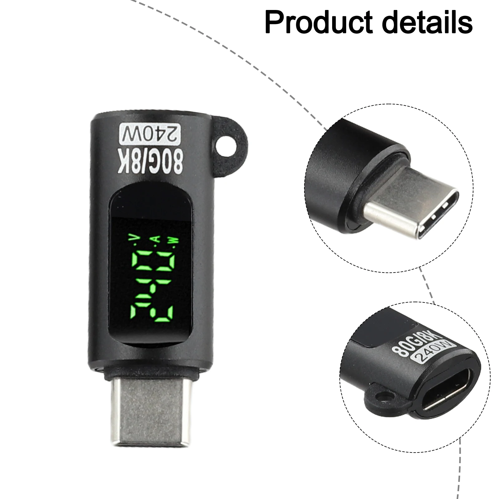 Fast Charging Cable 240W Power Adapter 40Gbps Data Transfer Rate 8K for video Transmission 240w Fast Charging Adapter