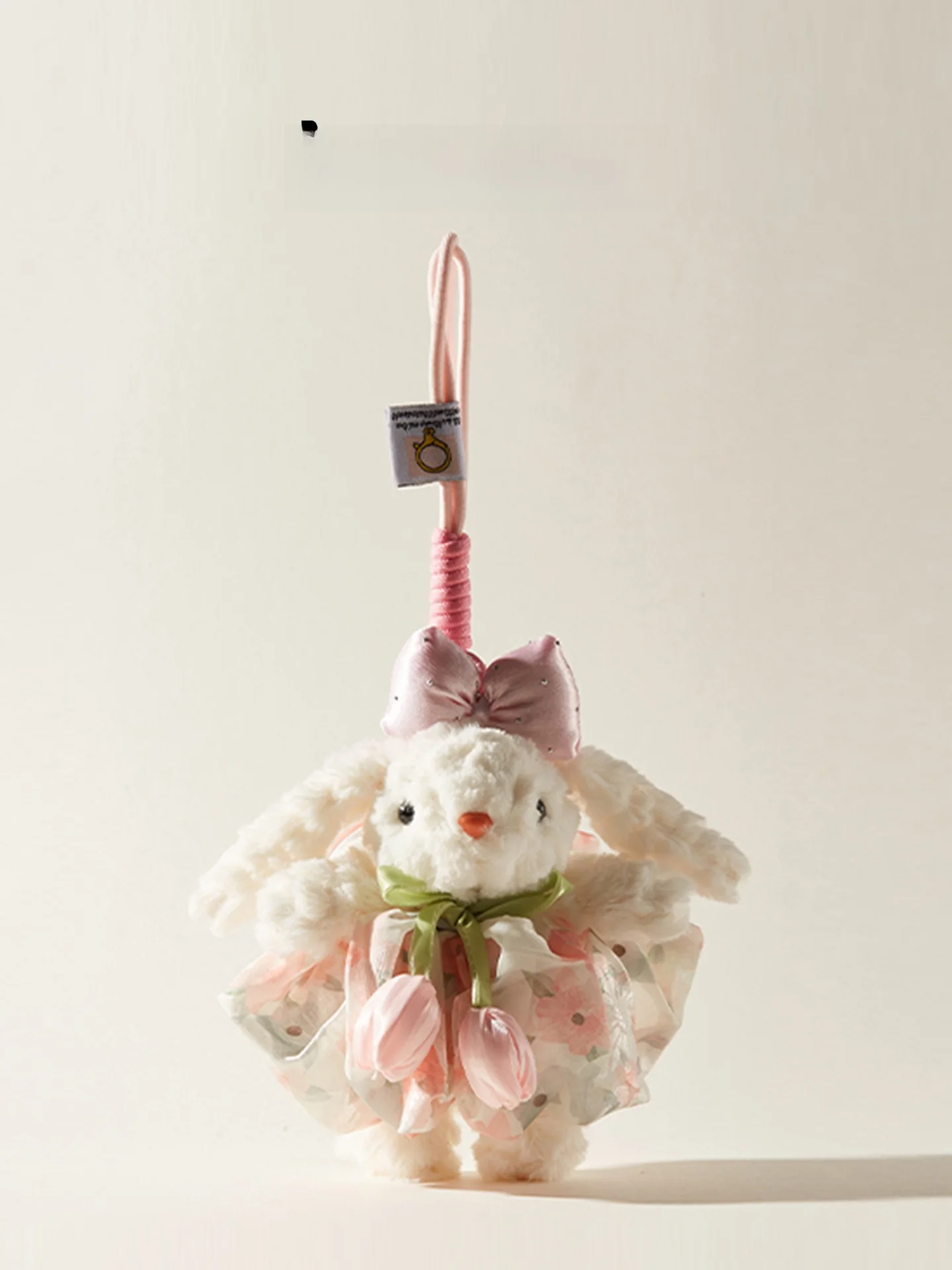 hanayo-plush-rabbit-keychain-bag-charm-for-girls-backpack-accessories-soft-stuffed-toy-key-holder-fashionable-summer-2025