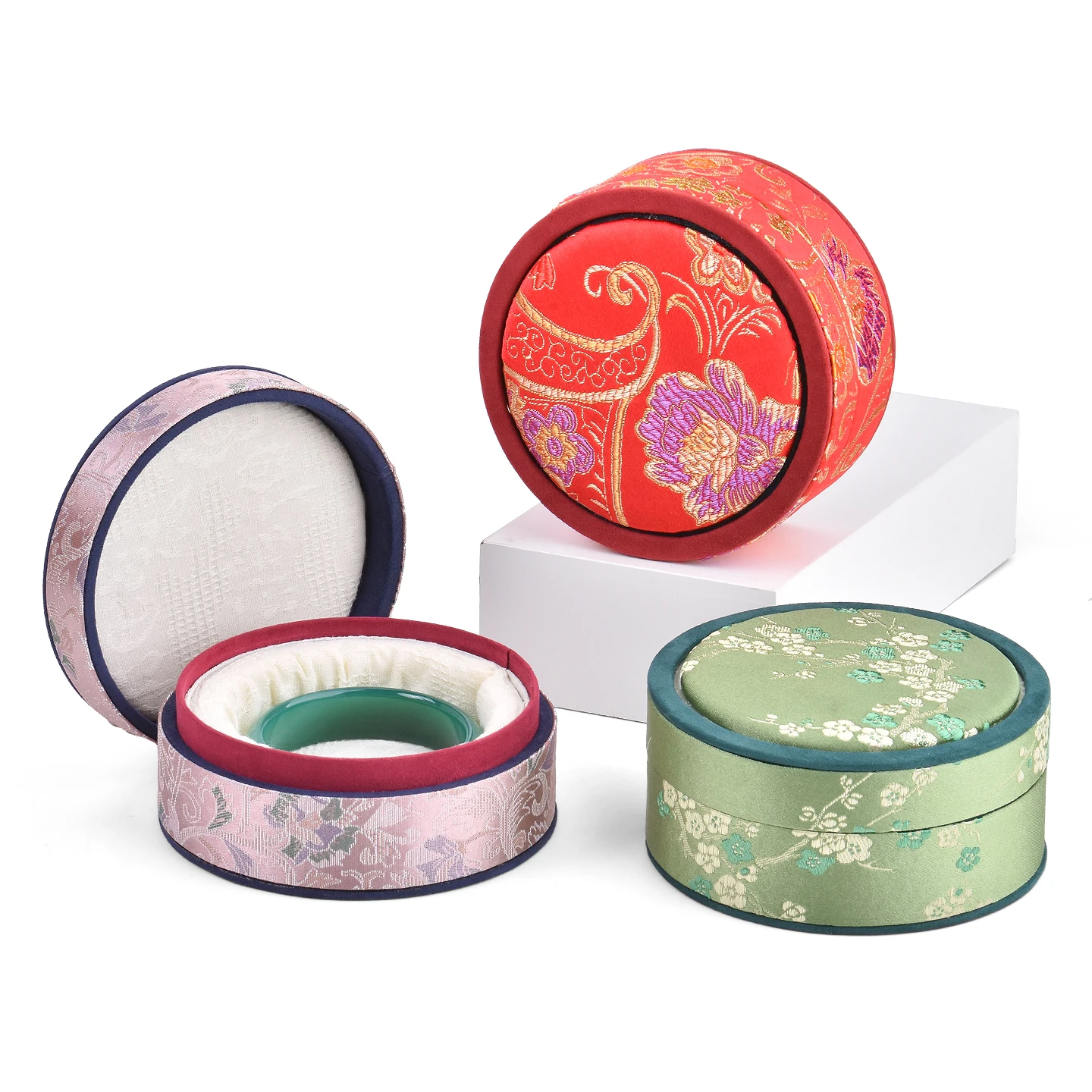 صندوق مجوهرات على الطراز الصيني الجديد، سوار، سوار، صندوق قلادة، سوار كريستال، صندوق تخزين القلادة #3