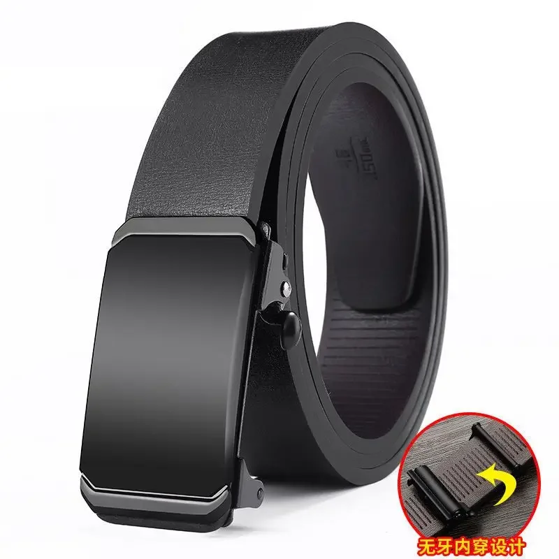 

2024 New Men Belt FashionBelt Men's High Quality Toothless Automatic Buckle Casual Men Belt Men's Business Fashion Belt