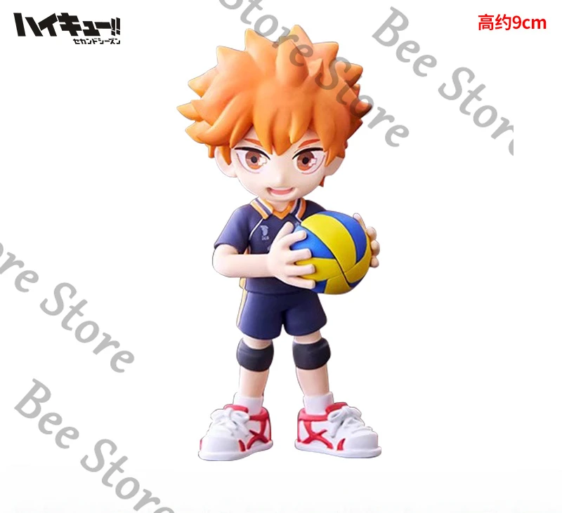 Anime Haikyuu!! blind box figures Shoyo Hinata Tobio Kageyama Kozume Kenma Kei Tsukishima collect 9cm Decoration