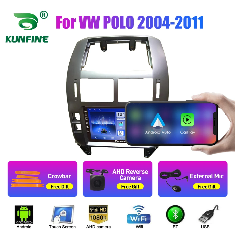 

2Din Android Car Radio For VW POLO 2004-2011 Multimedia Video Player GPS Navigation Stereo Audio Head Unit Carplay 4G Wifi BT