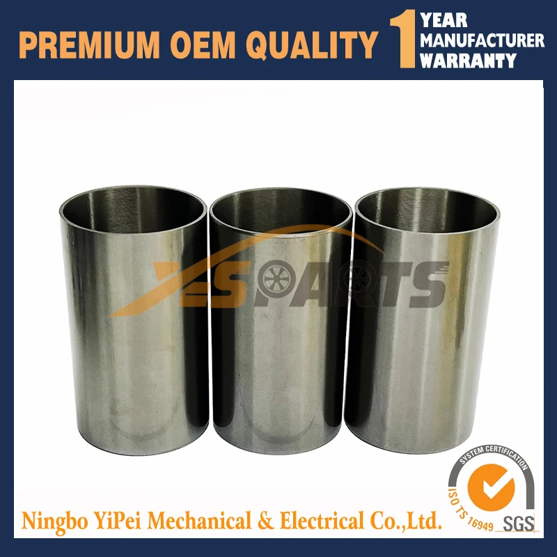 

3 pcs 3tne84 Cylinder Liners Semi-finished For Yanmar Engine