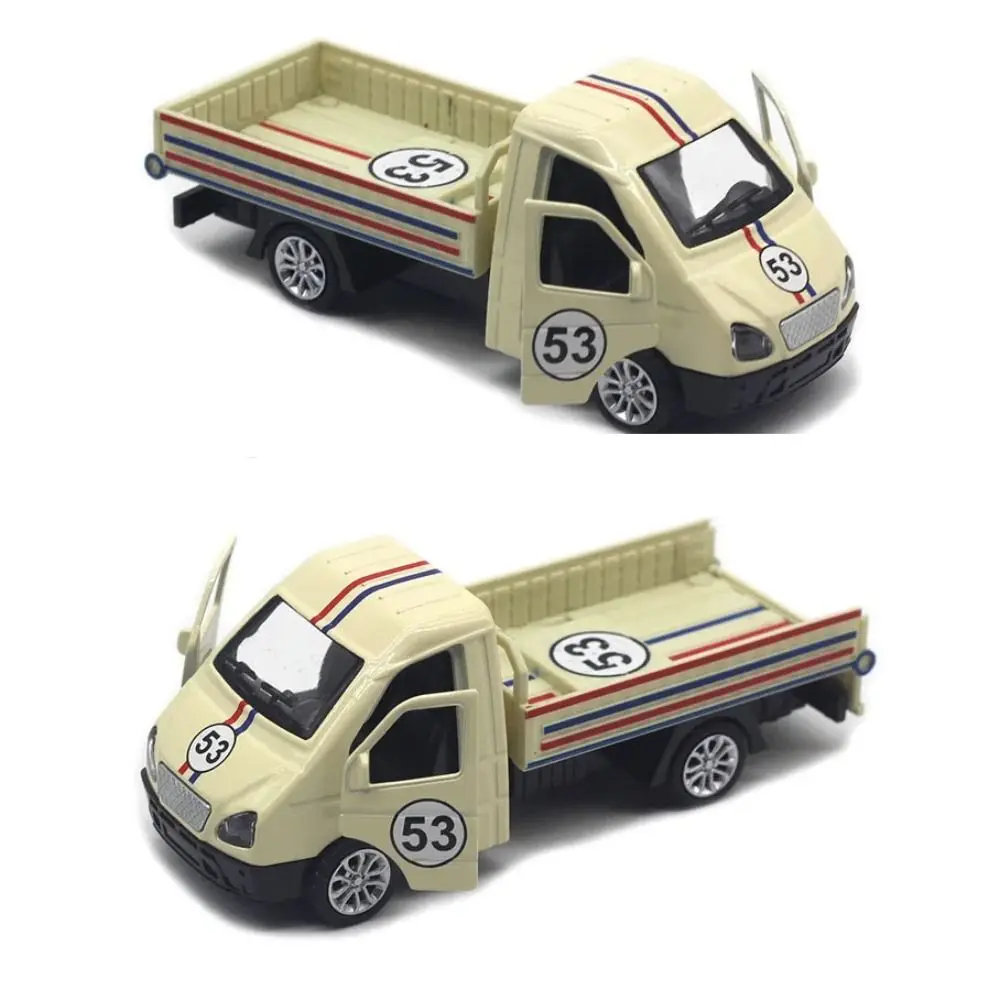 

Simulation Vehicle Alloy Pickup Truck Model Pull Back Vintage Alloy Pull Back Car Retro Open Doors 1:32 Alloy Car Model