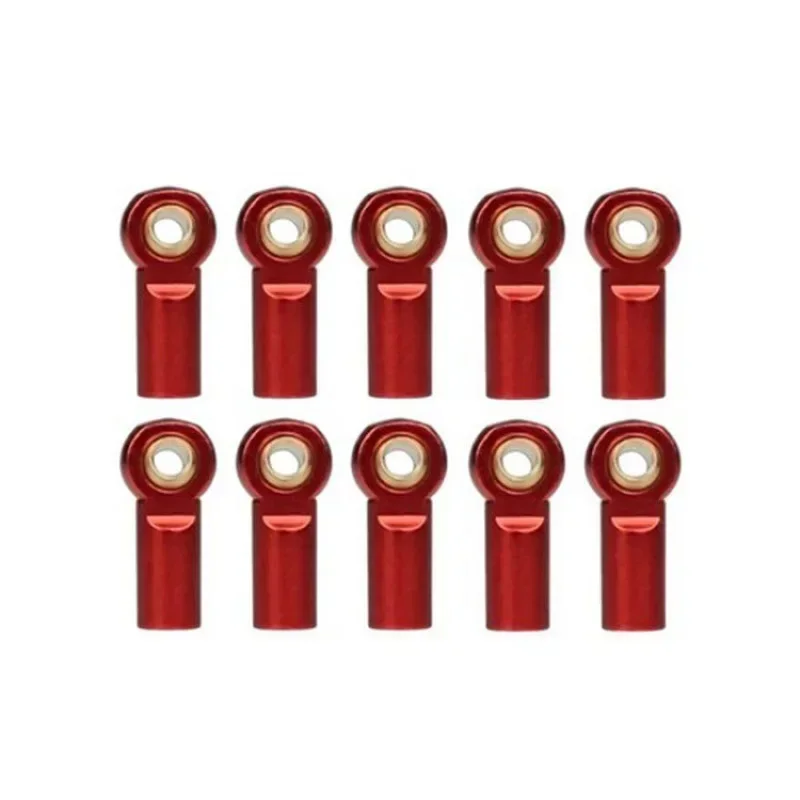 10Pcs Metal M3 Link Tie Rod End Ball Joint for 1/10 RC Car Crawler AXIAL SCX10 D90 D110 Tamiya CC01