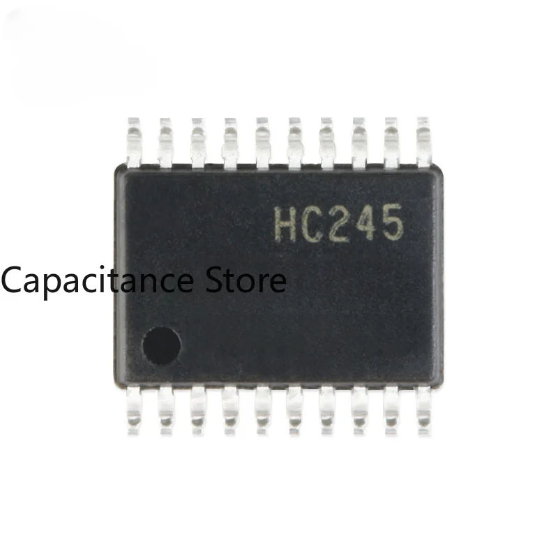 10PCS Original Genuine SN74HC245PWR TSSOP-20 Three State Output Eight Way Bus Transceiver Chip