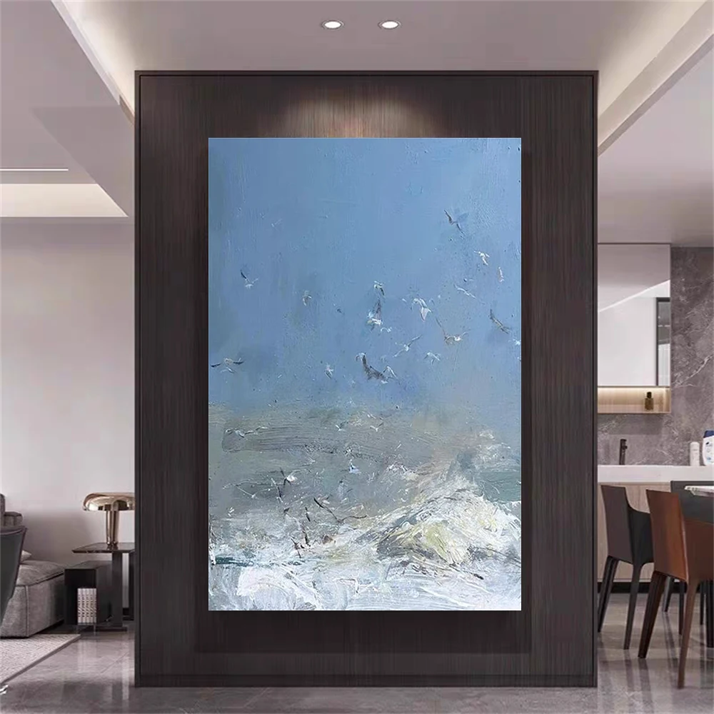 Abstract Fog Creative Wall Art High-Quality Hand-Painted Oil Painting Canvas Picture Porch Mural For Office Home Decor Artwork