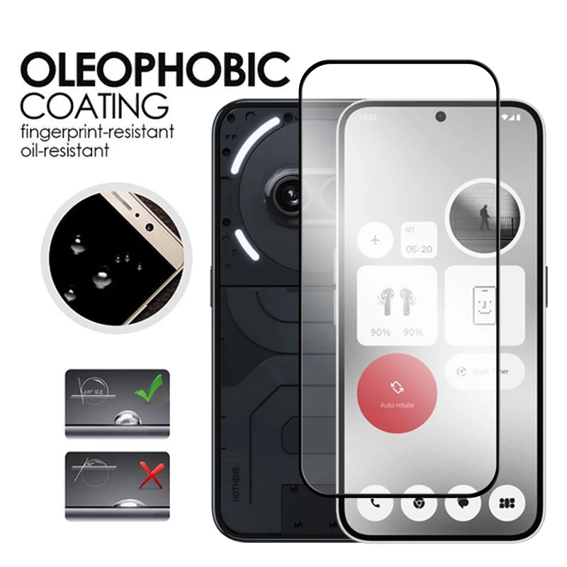 For Nothing Phone 2a Glass Nothing Phone 2a Tempered Glass 2.5D Full Cover Glue HD Screen Protector For Nothing Phone (2a) Film - Image 3