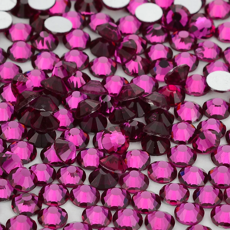 SS6-SS20 1440 Stück Glaskristall-Strasssteine, nicht Hotfix, Bastelbedarf, flache Rückseite, Glitzersteine, Nagelkunst-Dekorationen, DIY-Zubehör – Detail 20