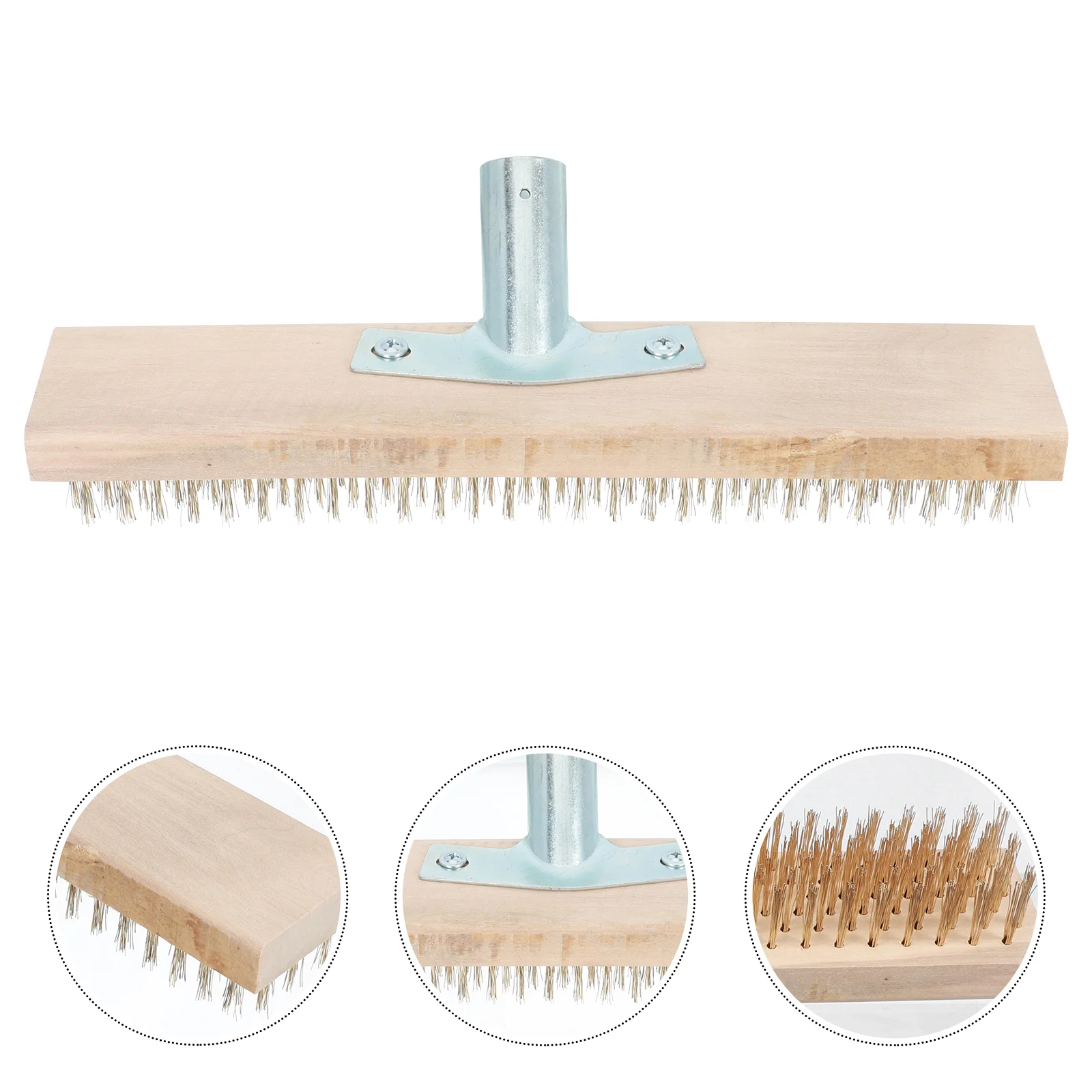 Moss Removal Brush Market Floor Scrubbing Stuff Brooms Gardening Steel Wire Remover