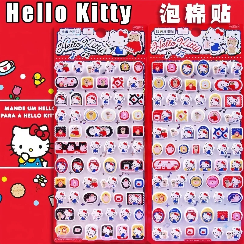 

Кавайные 3D-наклейки Hello Kitty с эффектом объема | Милые японские канцелярские товары для планировщиков, ежедневников, ноутбуков, украшения подарков
