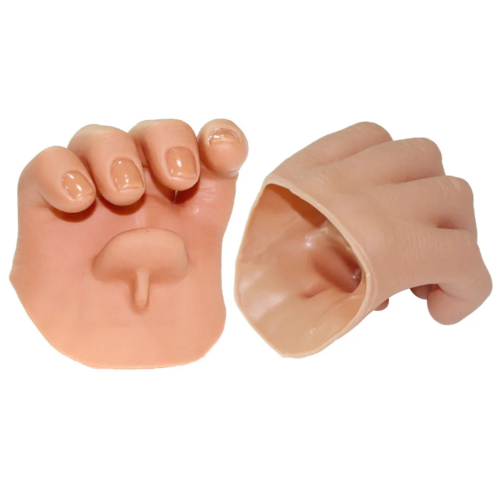 

1Pcs Prop Fake Hand Realistic Skin Color Prosthetic Hand Tricks Stage Gimmick Comedy Props Stage Gimmick Props