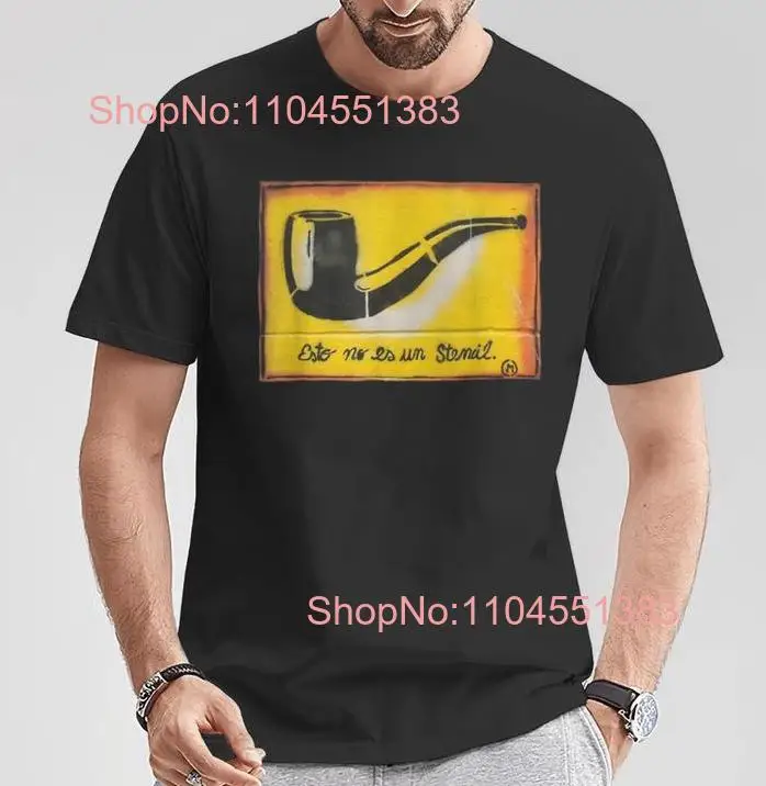 

Esto No Es Un Stencil Art History Conceptual Pipe Reference Футболка Размер S-5XL