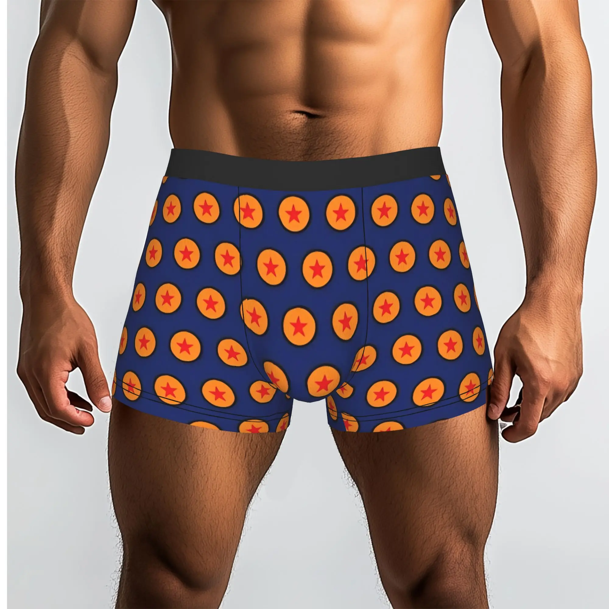 Dragon Ball Pattern Dragon Ball Underpants Homme Panties Man Underwear Ventilate Shorts Boxer Briefs