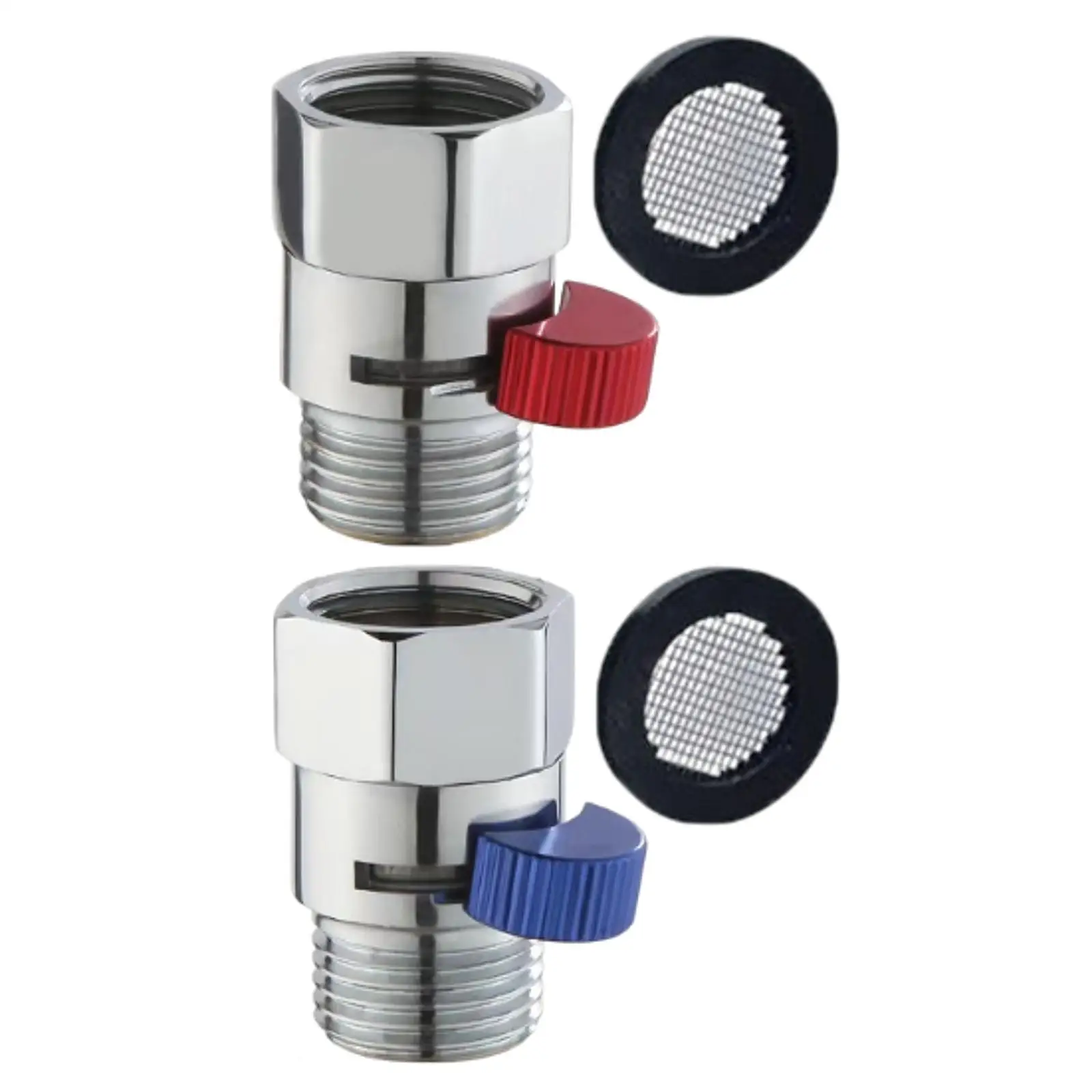 

Shower Flow Control Valve Copper Shut Off Valve Low Pressure Water Saver for Handheld Shower Head