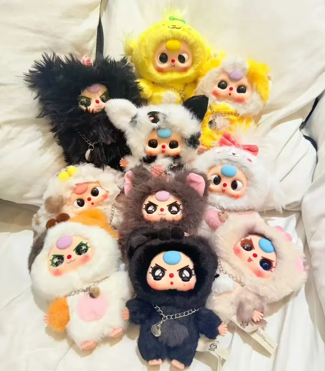 

Genuine Baby Three New Cats And Dogs Series Vinyl Blind Box Plush Vinyl Tide Play Figure Kawaii Pendant Doll Girl Birthday Gifts