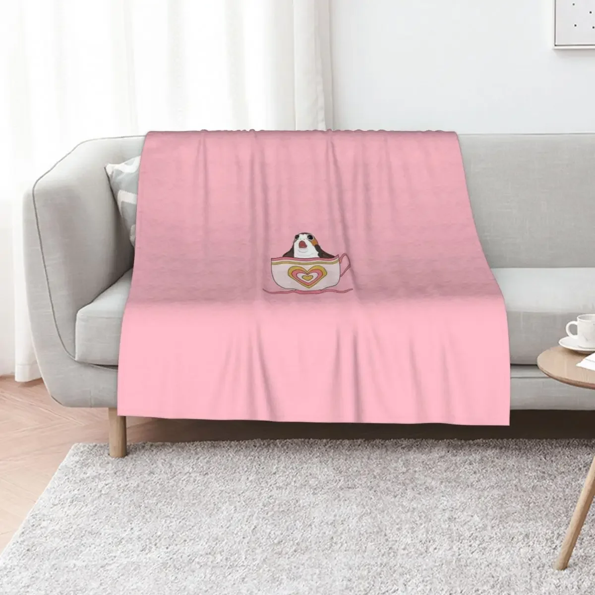 

Happy space bird Throw Blanket Decorative Sofa Luxury Designer Large anime Blankets
