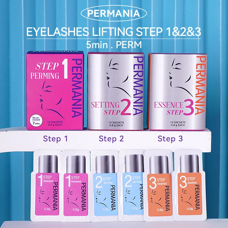 Permania Korea Lash Lift Kit for Eyelash Extension Curling Eyelash Lifting Kit Mascara Long Lasting Growth Treatment Tool