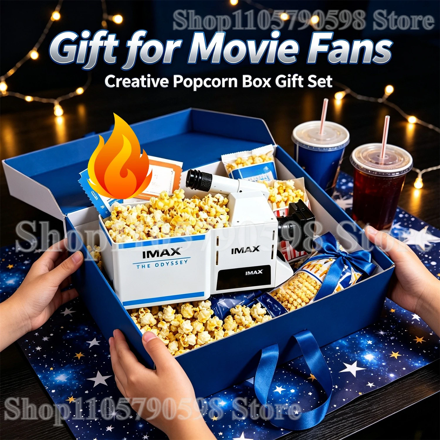 2026 New Imax Popcorn Bucket Simulation Movie Camera Popcorn Bucket, Plastic Decor Ornament, Unique Gift for Movie Lovers
