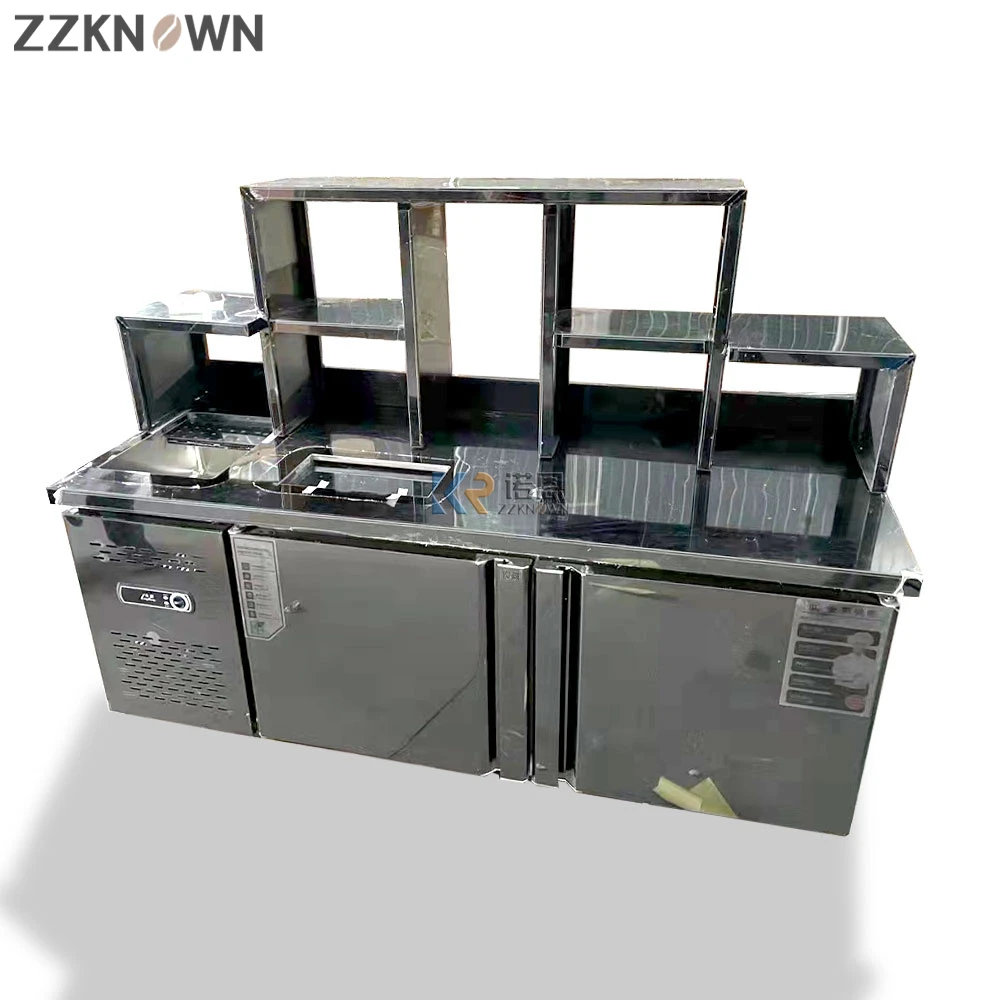 Bancone bar per tè a bolle Bar d'acqua commerciale Barretta da tè al latte Caffetteria Bancone bar Design personalizzato