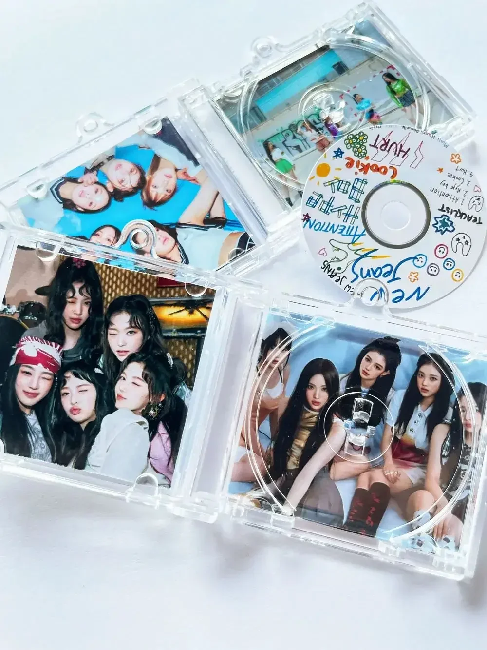 NFC Mini Album CD Keychain, Design personalizado grátis, NewJeans 'Dait' B Edition, Lover Music