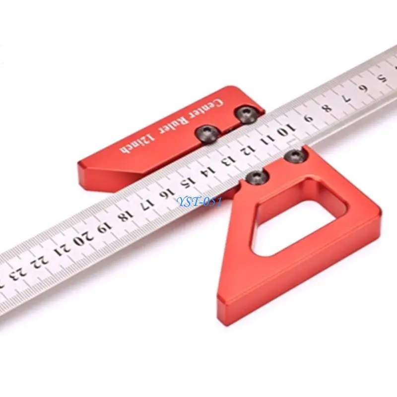 

E15A Aluminum Marking Gauge Scribing Line Drawing Measuring Tools Woodworking Layout Tool HighsPrecision Scriber Angles Ruler