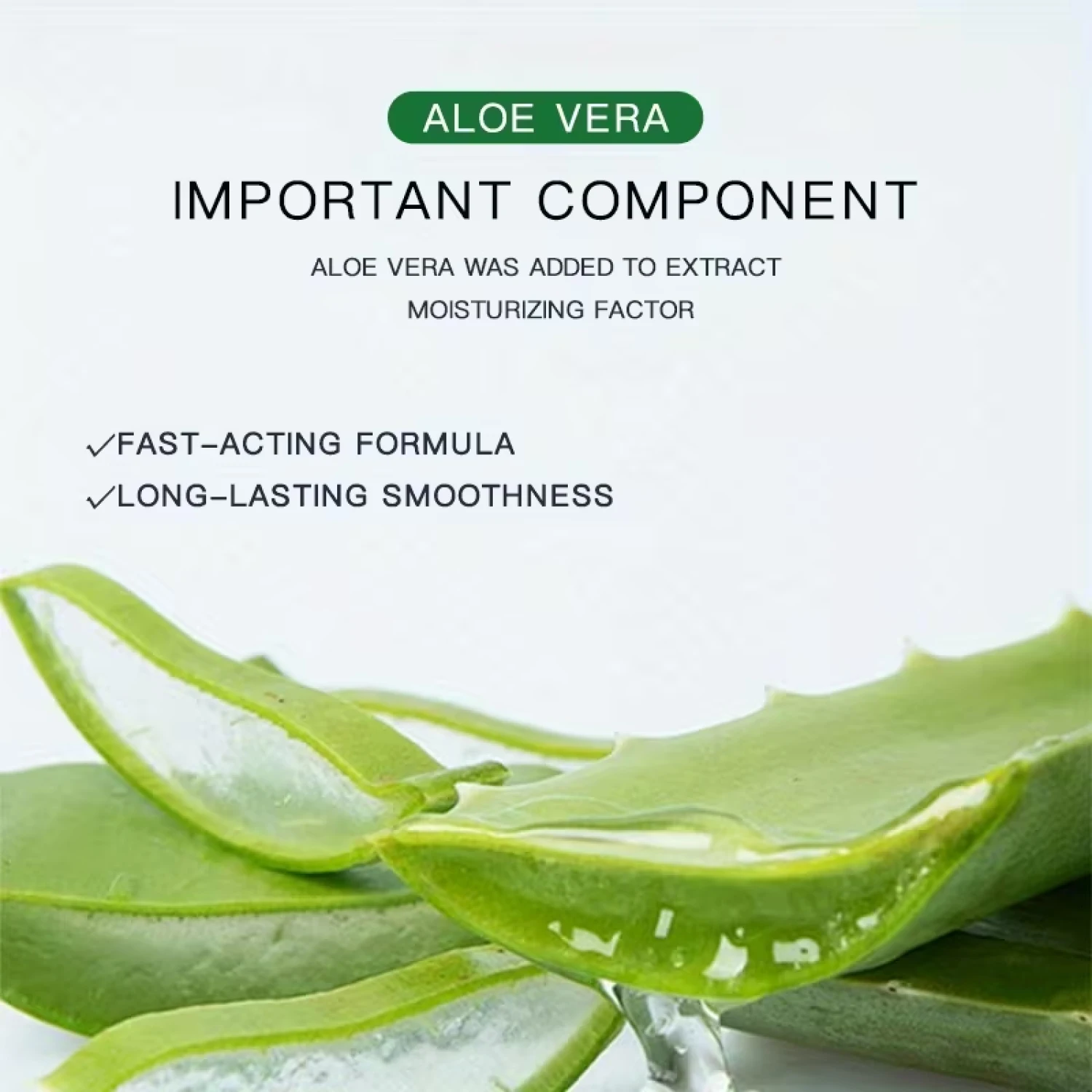 Aloe Vera Hair Removal Cream for Unwanted Hair, Mild & Natural Gentle Remover with Herbal Formula view 3