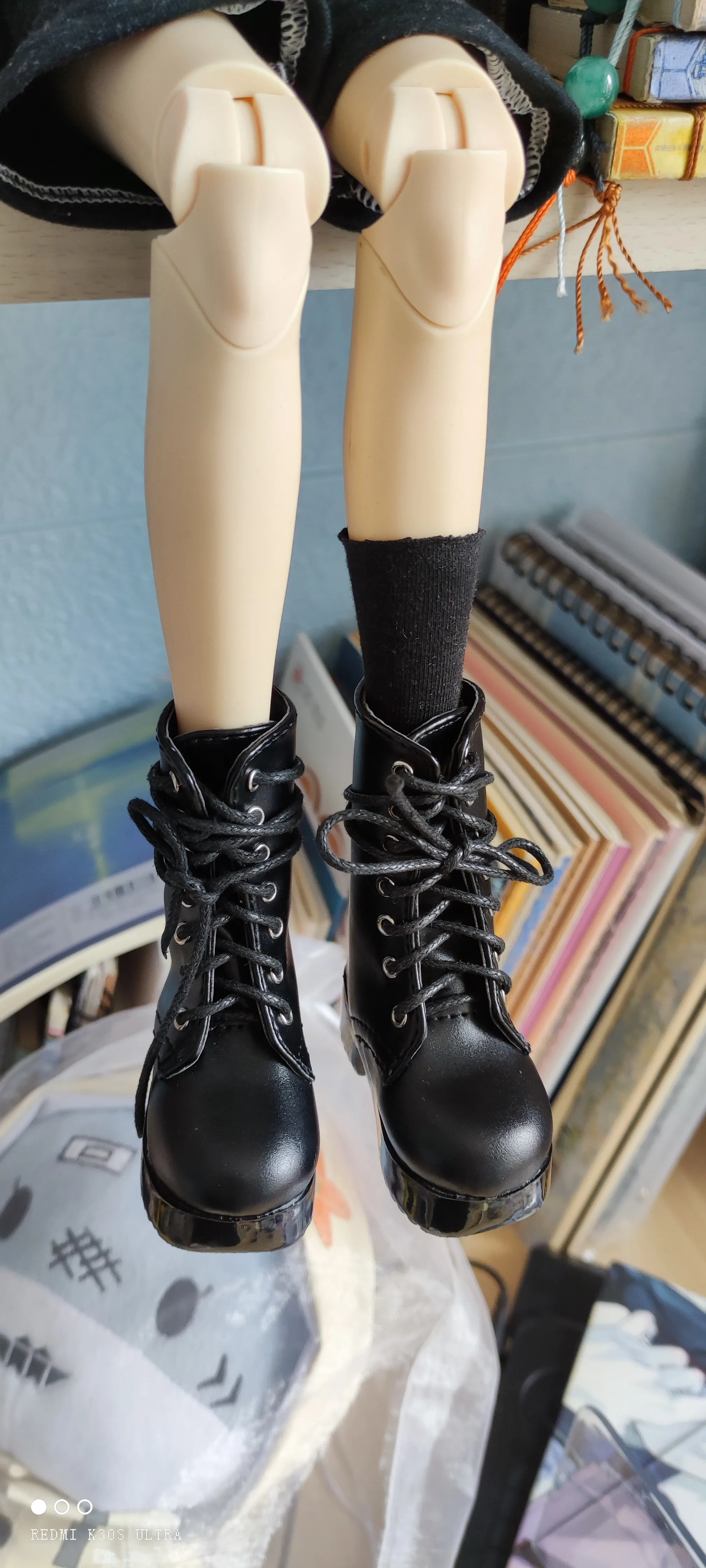 1/3 1/4 woman man boy girl SD AOD DOD BJD MSD Dollfie Synthetic Leather PU boots Shoes black white brown shoes YG008
