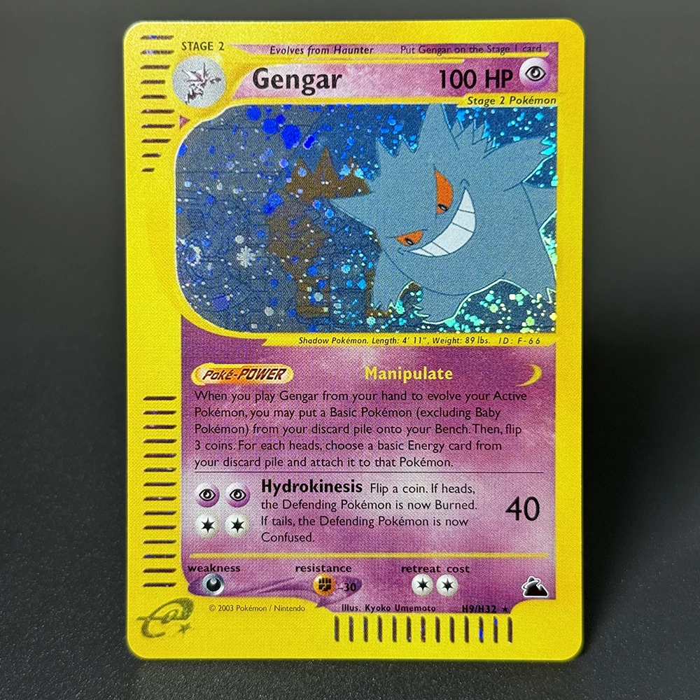 PKM Foil Cards Proxy Cards Gengar Shining Mewtwo Shining Tyranitar Gengar VMAX Giratina V Shining Gyarados Chariza Mew ex PTCG