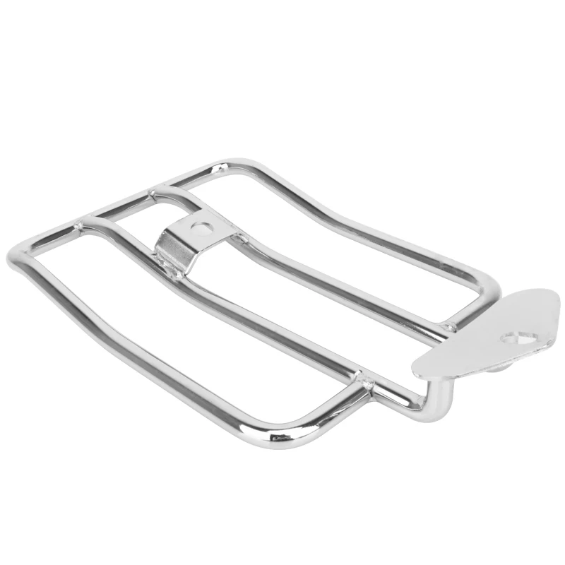 Motorcycle Chrome Black Rear Fender Luggage Rack Support Shelf Solo Seat For Harley Sportster Iron XL 883 1200 2004-2021