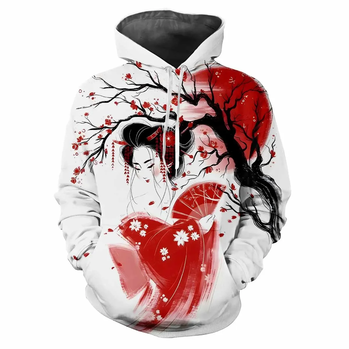 

2024 Kabuki 3D Hoodies Men Women Cartoon Anime Oversized Hoodie Pullovers Hooded Sweatshirts Tracksuits Coats Kids Clothing