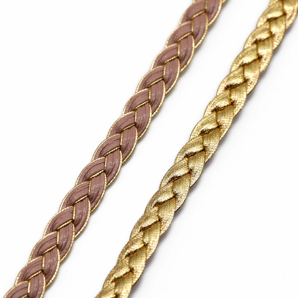 5m Twisted Braided Faux Leather Chain Multi-Color Personalized Pairing DIY Bracelet Hair Clip Jewelry Making Accessories view 5