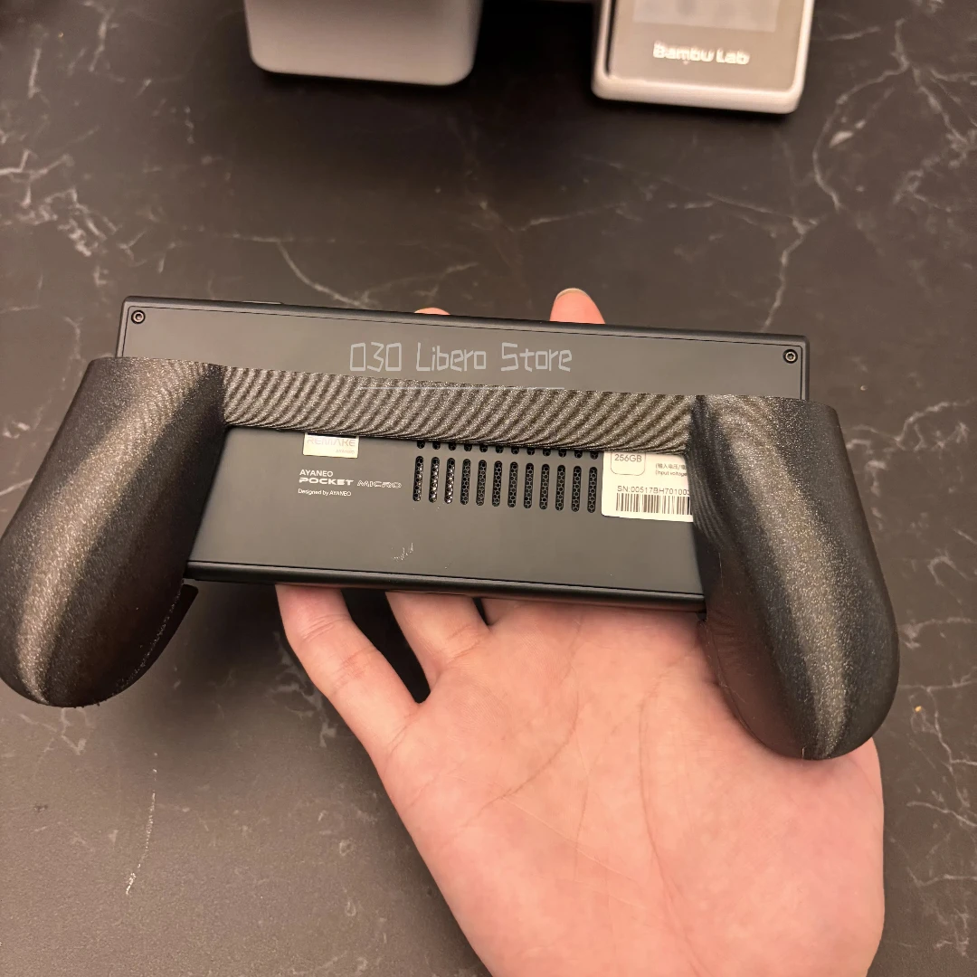 3D Printed Handle Grip For Ayaneo pocket micro  3D Printed handheld game console Grip Hand Enhancement Accessories