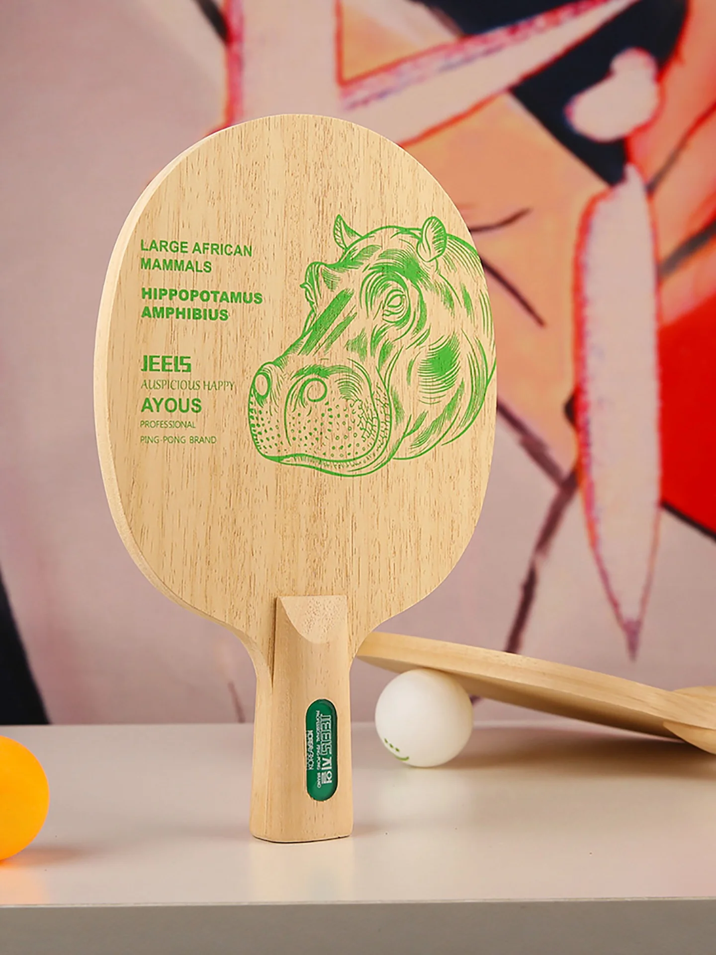 jeels-hexagonal-table-tennis-paddle-base-thiened-single-layer-ayous-wood-river-table-tennis-paddle-sports-fitn-fan