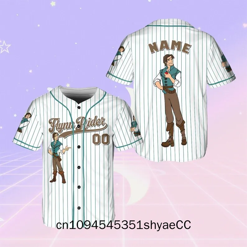Custom Disneyland Daisy Duck Vintage Disney Characters Jersey, Youth, Adult Disney Baseball Jersey Sports, Cute Custom Number Bi