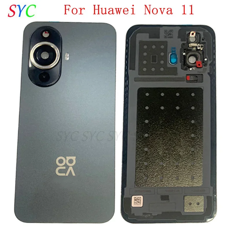 

Back Door Battery Cover Housing Case For Huawei Nova 11 Rear Cover with Camera Lens Logo Repair Parts