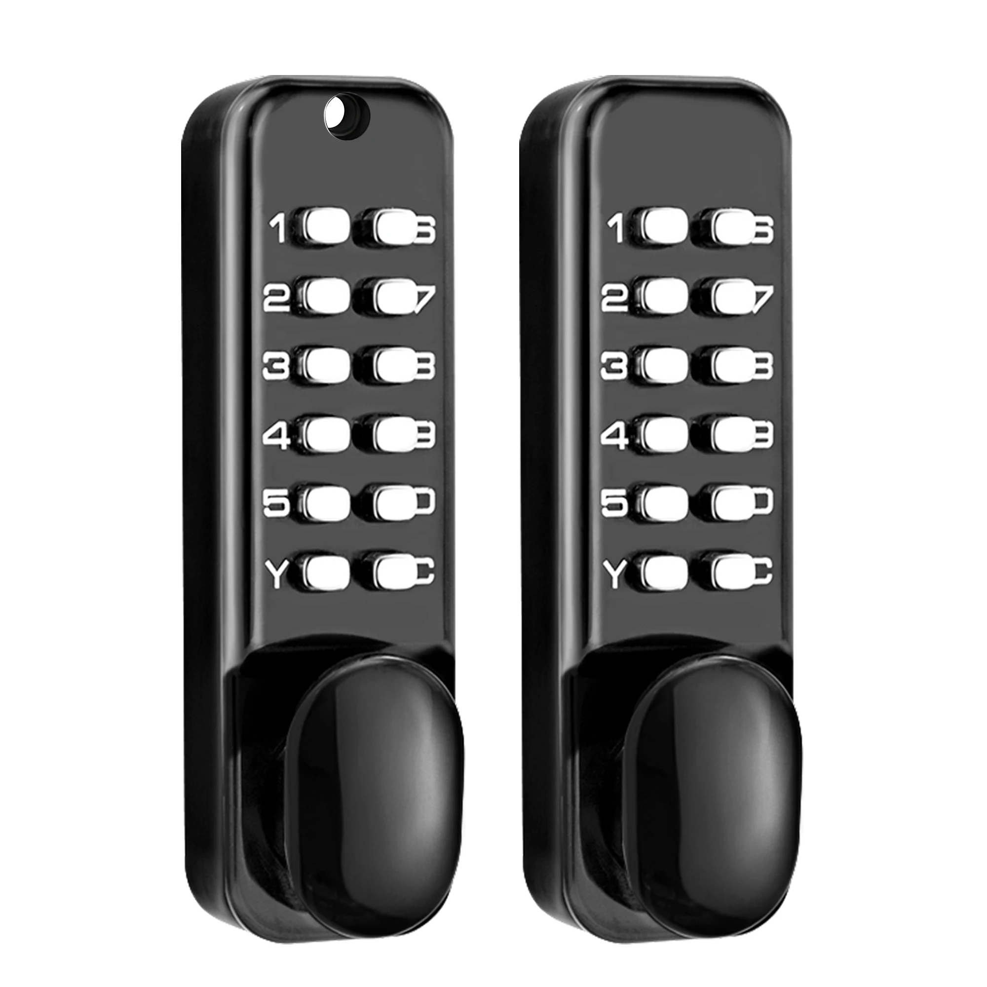 

Бесключевой цифровой дверной замок с кнопкой кода безопасности Механические кодовые замки без ключа