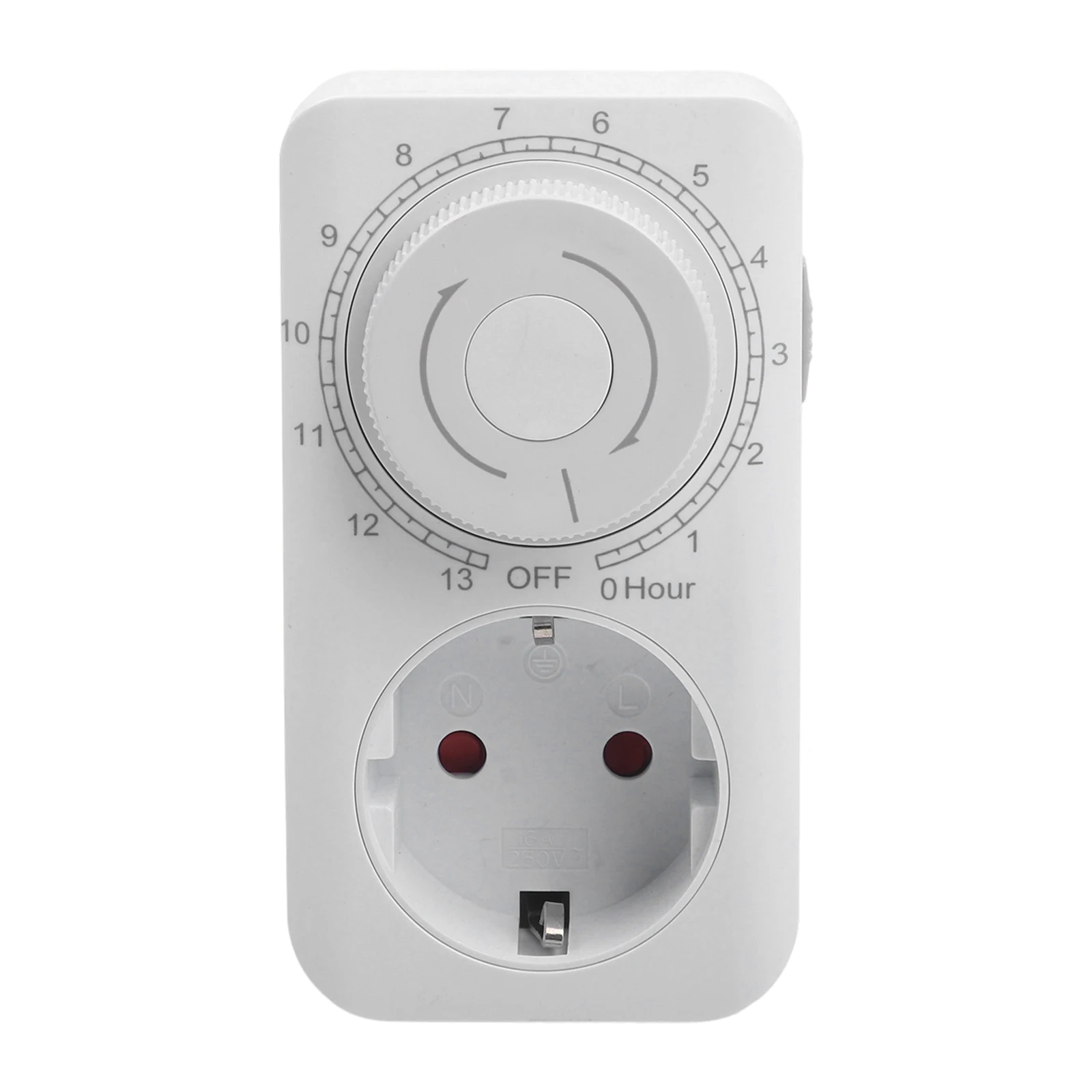 12 Hour Mechanical Socket Timer 16A Adjustable Countdown Switch For Lights Appliances Indoor Energy Saving Electrical Outlet Par