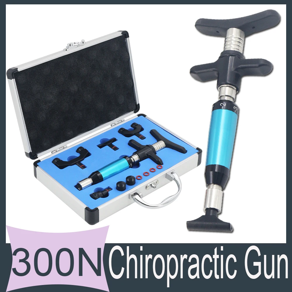 

New Chiropractic Adjusting Tool Cervical Massage 300N Manual 6 Level Adjustable Spine Correction Body Relax Massage Gun Home Use