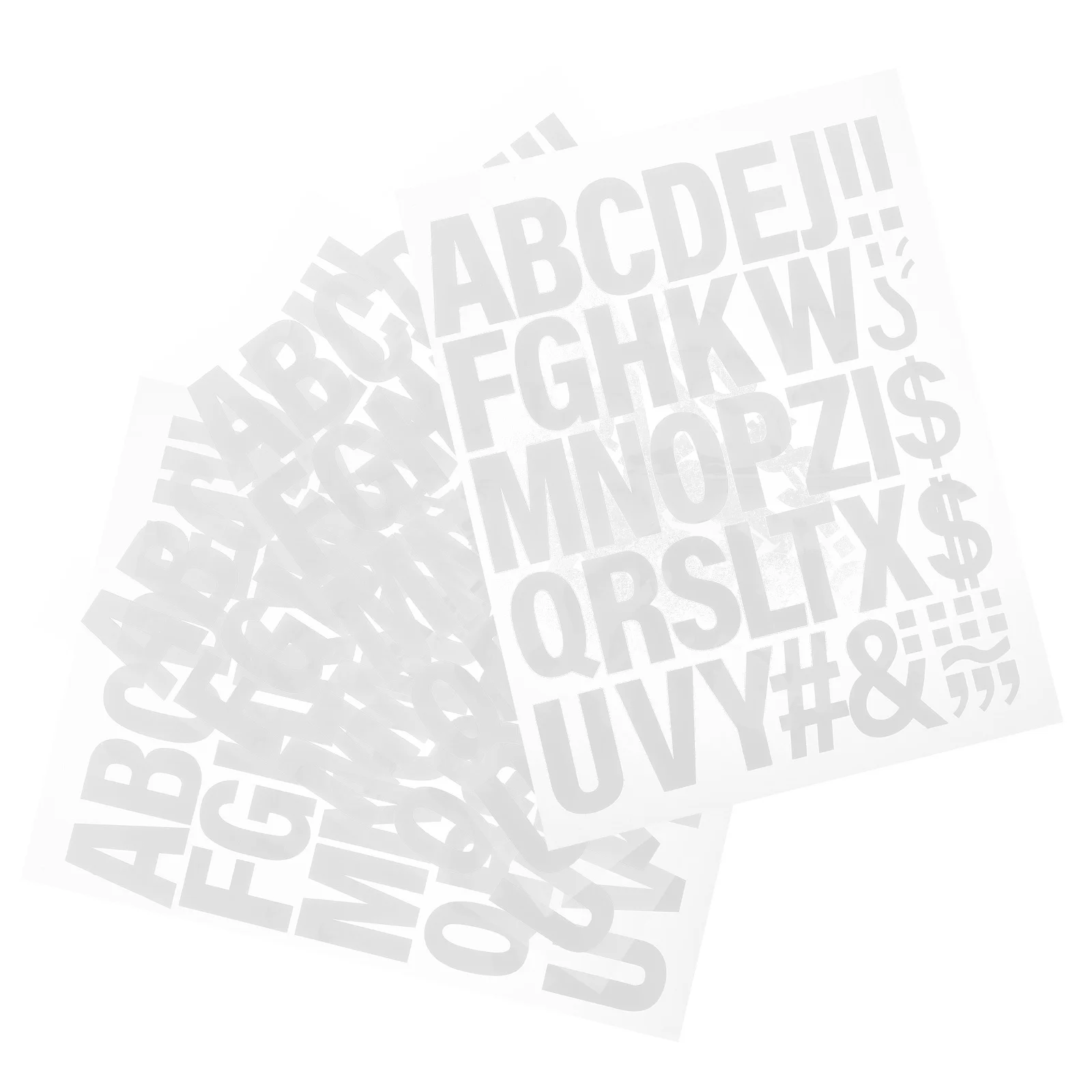 

4 Sheets Iron on Heat Transfer Letters Vinyl Patches for Apparel Accessories Custom Designs Smooth Adhesion Multiple Language