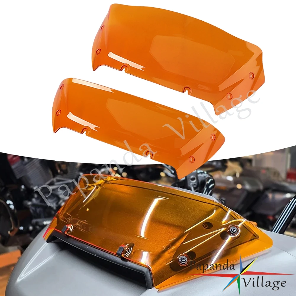 

6/9'' Colorful Windscreen Moto Front Windshield Wind Splitter For Harley CVO Road Glide FLTRXSE 121 FLTRXSTSE FLTRX 117 2023+
