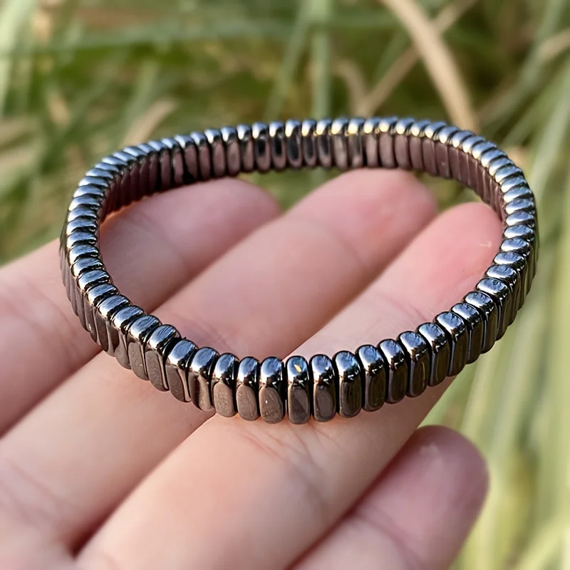 Men's Fashion Terahertz Magnetic Bracelet, Neutral Style, Suitable for Daily Wear By Men and Women